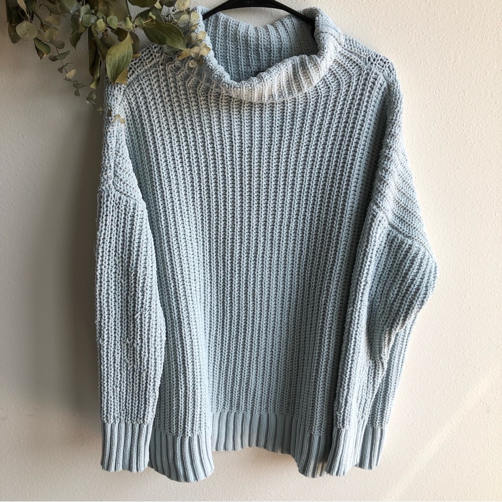 Aerie | Light Blue Knit Sweater